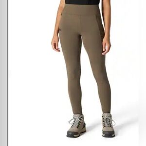 Carhartt Olive/Brown High-Rise Slim Leggings